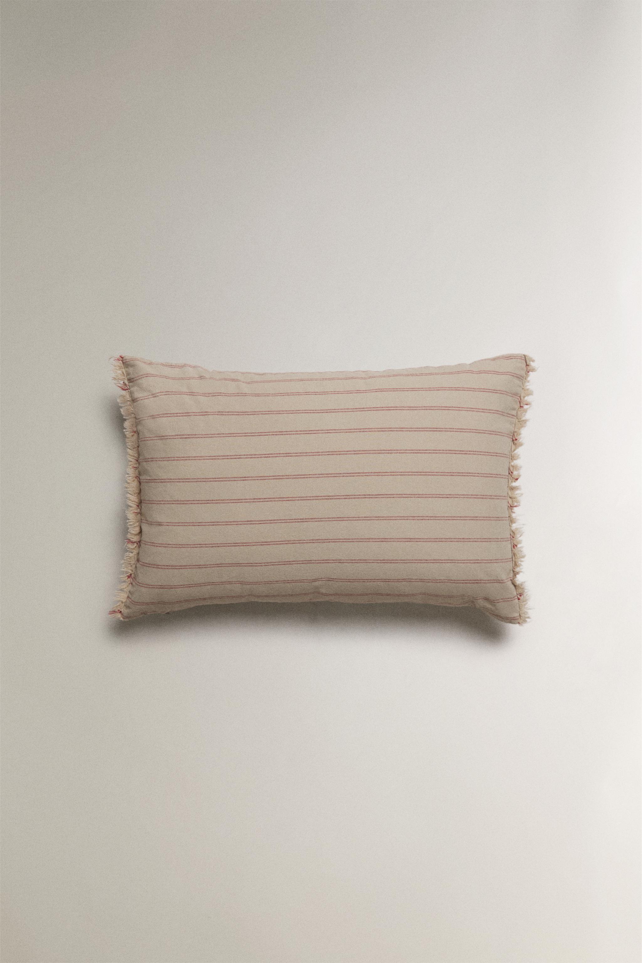 HOUSSE DE COUSSIN RAYURES
